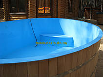 Басейн поліпропіленовий зашитий дубом, фото 4