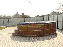 Басейн поліпропіленовий зашитий дубом, фото 5