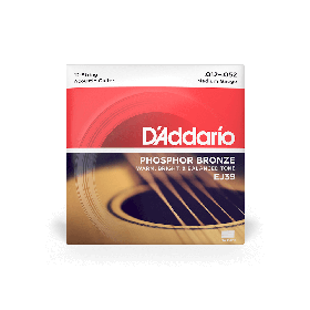 Струни D`ADDARIO EJ39 PHOSPHOR BRONZE MEDIUM 12-STRING 12-52