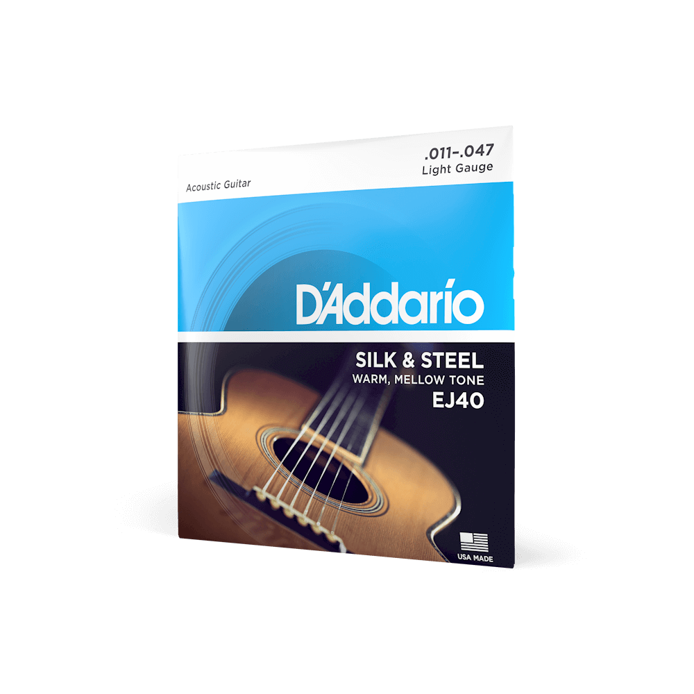 Струны D`ADDARIO EJ40 SILK & STEEL FOLK 11-47