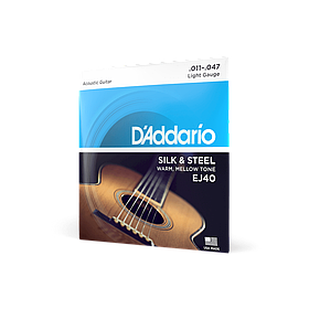 Струны D`ADDARIO EJ40 SILK & STEEL FOLK 11-47