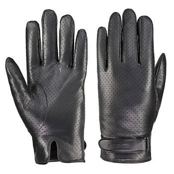 Чоловічі шкіряні рукавички Betlewski (GLM-LG-4) - чорні