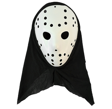 Маска Джейсон Вурхіз Jason Voorhees капюшон (к/ф "П'ятниця 13-е"), фото 1
