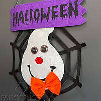 Вивіска - банер "Хелловін, привид", Баннер "Halloween, призрак" на хэллоуин, фото 2