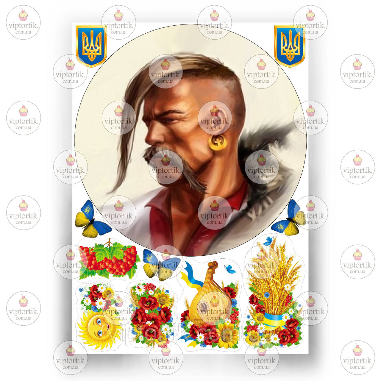 Друк їстівного фото — Вафельний папір — Україна No10