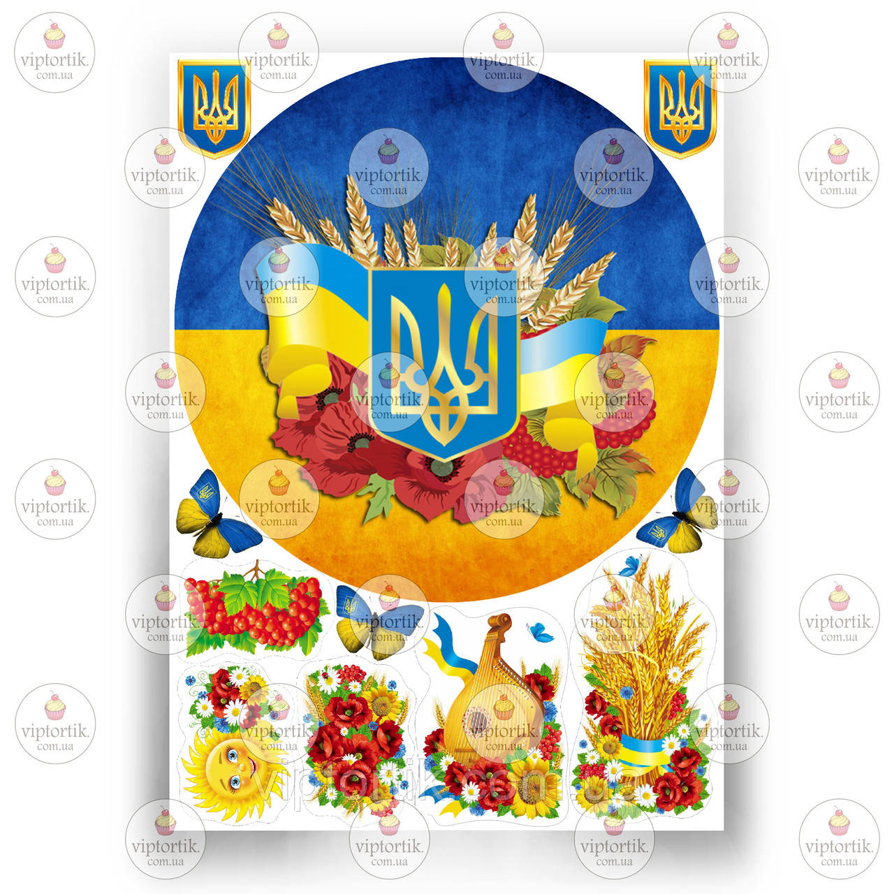 Друк їстівного фото — Вафельний папір — Україна No15