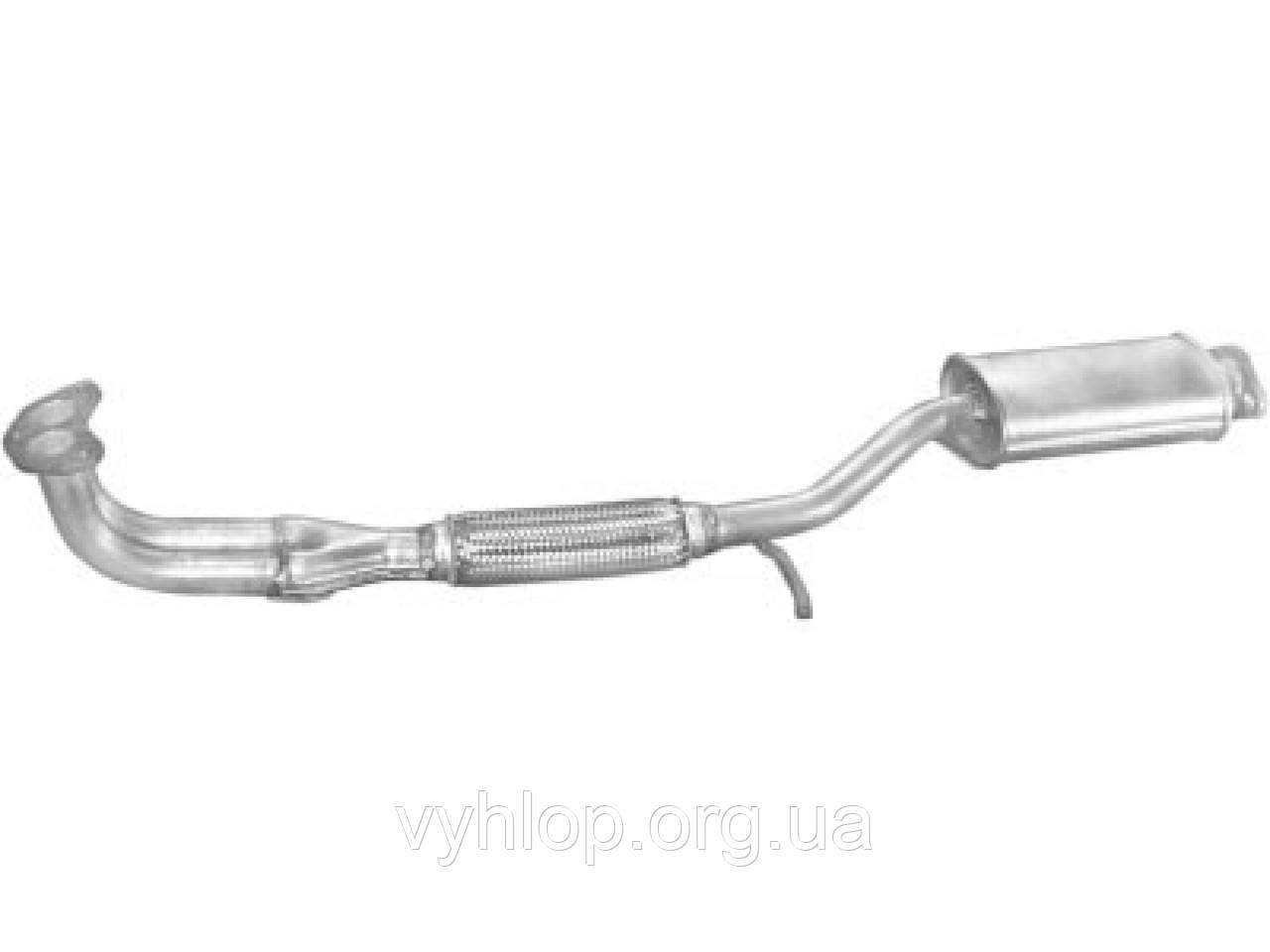 Труба колекторна Хюнда Поні (Hyundai Pony) 89-92 1,5 (10.22) Polmostrow
