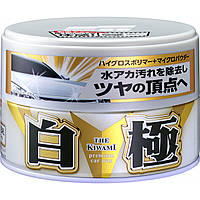 Soft99 KIWAMI Extreme Gloss Wax White - Воск с экстремальным блеском для белых автомобилей, 200 г