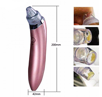 Вакуумний апарат для швидкого чищення обличчя Menqshahayd XN-8030 Beauty Skin Care Expert Рожевий