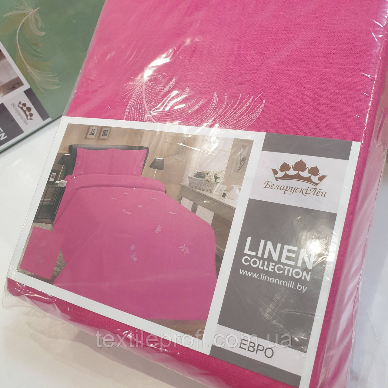 Лляний комплект постільної білизни "Довчання"