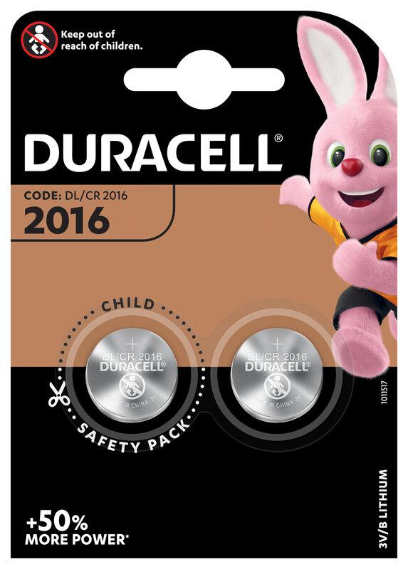 Батарейки Duracell CR2016 Litium (2шт.)