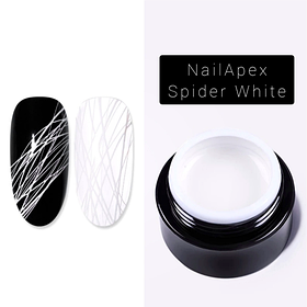 NailApex Spider gel білий