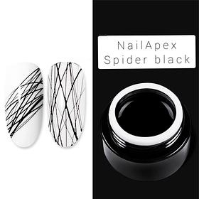 NailApex Spider gel чорний