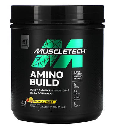 Кращі комплексні амінокислоти в порошку MuscleTech Amino Build 614 g, фото 2