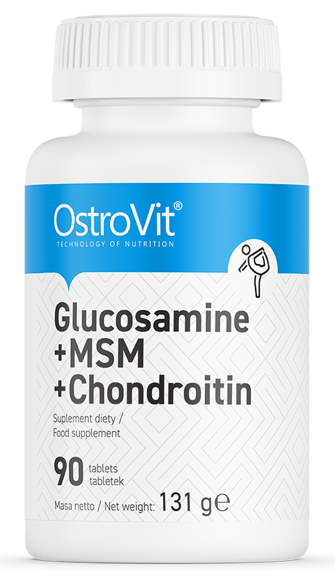 Хондропротектор OstroVit - Glucosamine + MSM + Chondroitin (90 таблеток)