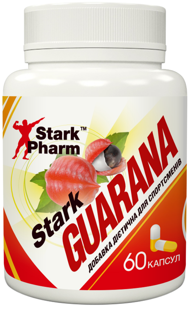 Стимулятор Гуарана Stark Pharm - Guarana 300 мг (60 капсул)