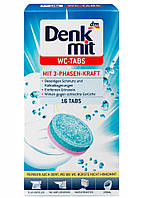 Таблетки для чистки унітаза з формулою крафта Denkmit WC - TABS 16 шт