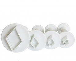 Плунжер пластиковий Empire Ромбики міні (набір 4 шт)