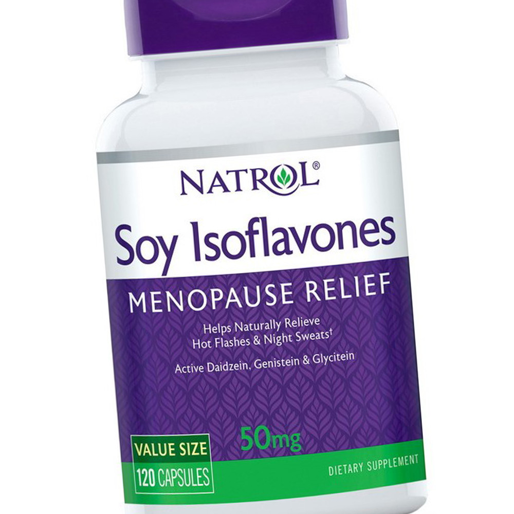 Ізофлавони сої при менопаузі Soy Isoflavones Menopause Relief 50 mg 120 капсул