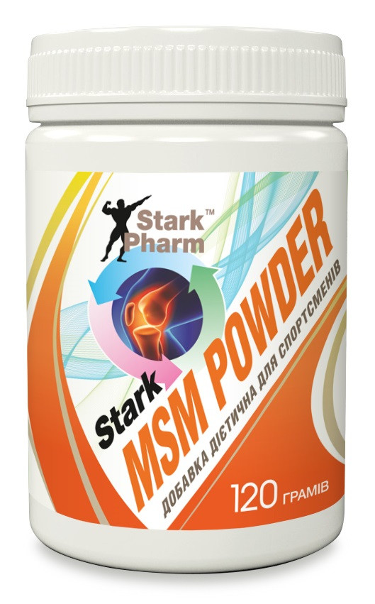 Для суглобів і зв'язок Stark Pharm - MSM (120 грам)