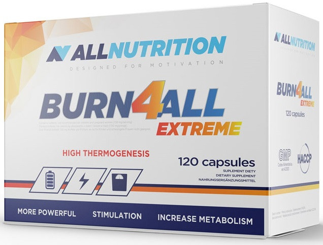 Жіросжігателя AllNutrition - Burn4All Extreme (120 капсул)