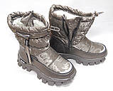 Зимові термочеревики, чобітки, дутіки для дівчат тм Tom.m, 28 розмір (18.0см)., фото 3