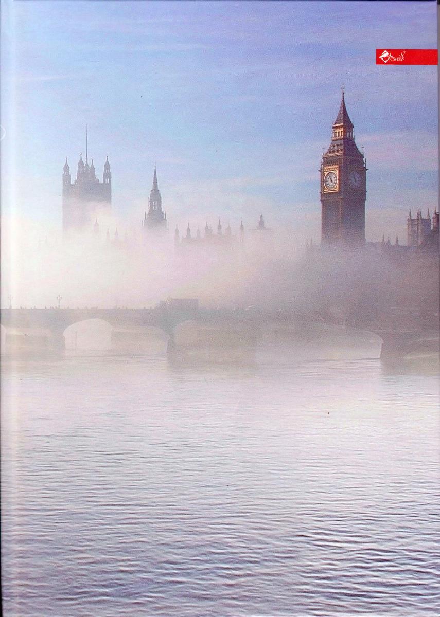 Канцелярська книга А4 96 арк. тверда обкладинка "London" ТП-27