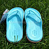 Тапочки Crocs Bayaband Flip 40-41 р 25.8-26.7 см Блакитні 205393-4JF-M8/W10 Ice Blue/Melon, фото 6