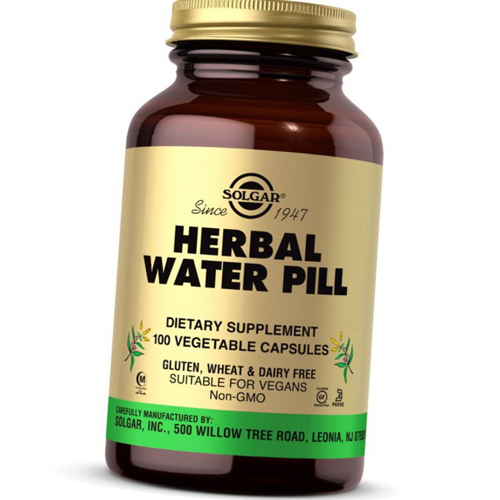 Сечогінний засіб Solgar Herbal Water Pill 100 veg caps