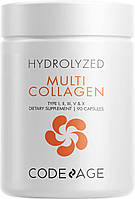 CodeAge Multi Collagen Protein Capsules / Пять типов коллагена 90 капсул
