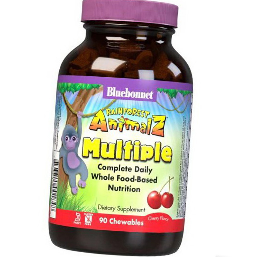 Вітаміни для дітей Bluebonnet Nutrition Multiple complete daily nutrition for kids 90 жев таб