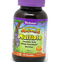 Вітаміни для дітей Bluebonnet Nutrition Multiple complete daily nutrition for kids 90 жев таб, фото 5