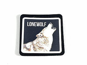 Нашивка Wolf ~ Вовк 50х50 мм