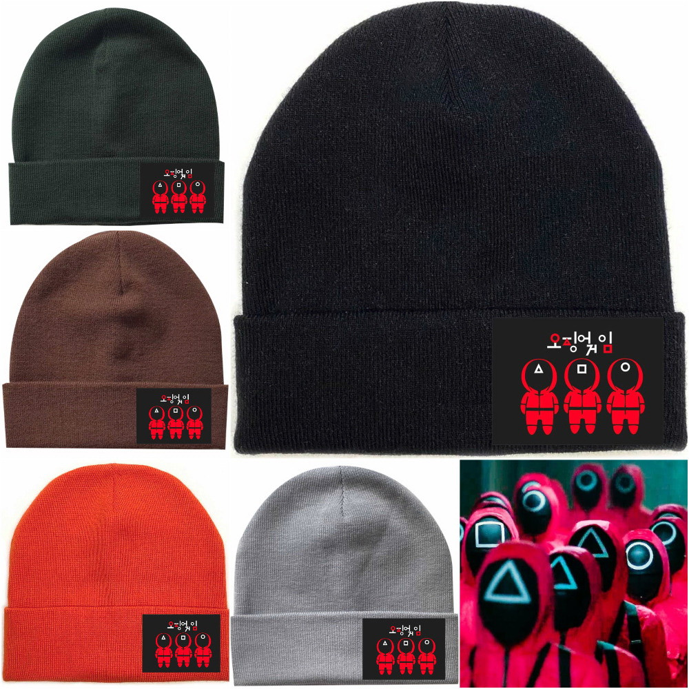 Шапка Гра в Кальмара демисезон підкладка | Мерч Гра в Кальмара Squid game, фото 1