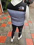 Чоловічий жилет The North Face Gucci M874 сірий S, М, фото 4