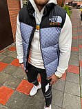 Чоловічий жилет The North Face Gucci M874 сірий S, М, фото 5
