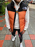 Чоловічий жилет The North Face Gucci M876 жовтогарячий S, М, фото 6