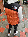 Чоловічий жилет The North Face Gucci M876 жовтогарячий S, М, фото 5