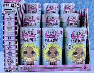 Лялька ЛОЛ з волоссям LOL Surprise Hairgoals Series 2 Doll 15 Surprises Оригінал