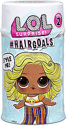 Лялька ЛОЛ з волоссям LOL Surprise Hairgoals Series 2 Doll 15 Surprises Оригінал