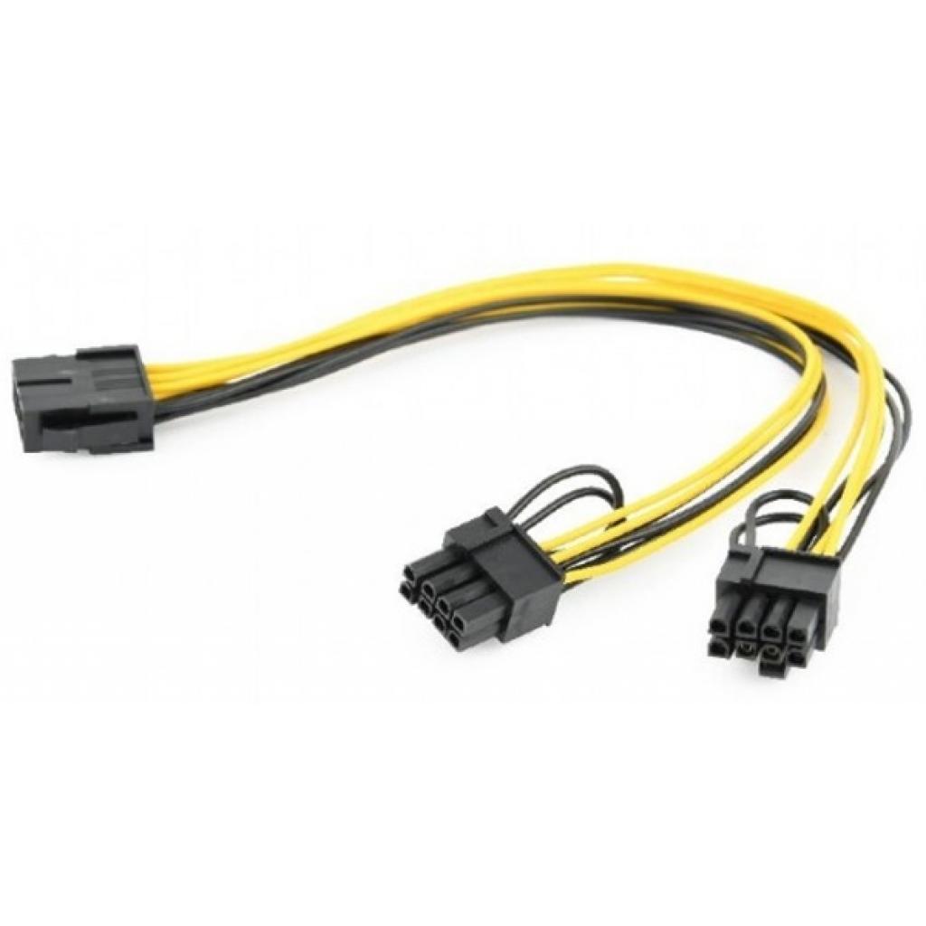 Переходник питания Cablexpert CC-PSU-85 PCI-Express 8 pin на 2x8 (6+2) pin 0.3 м новый