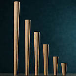 Ножки для мебели конусные, опоры деревянные H.100, фото 5