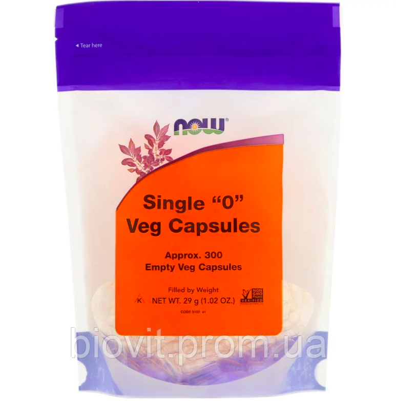 Порожні капсули "0" (Single "O" Vcaps), фото 1