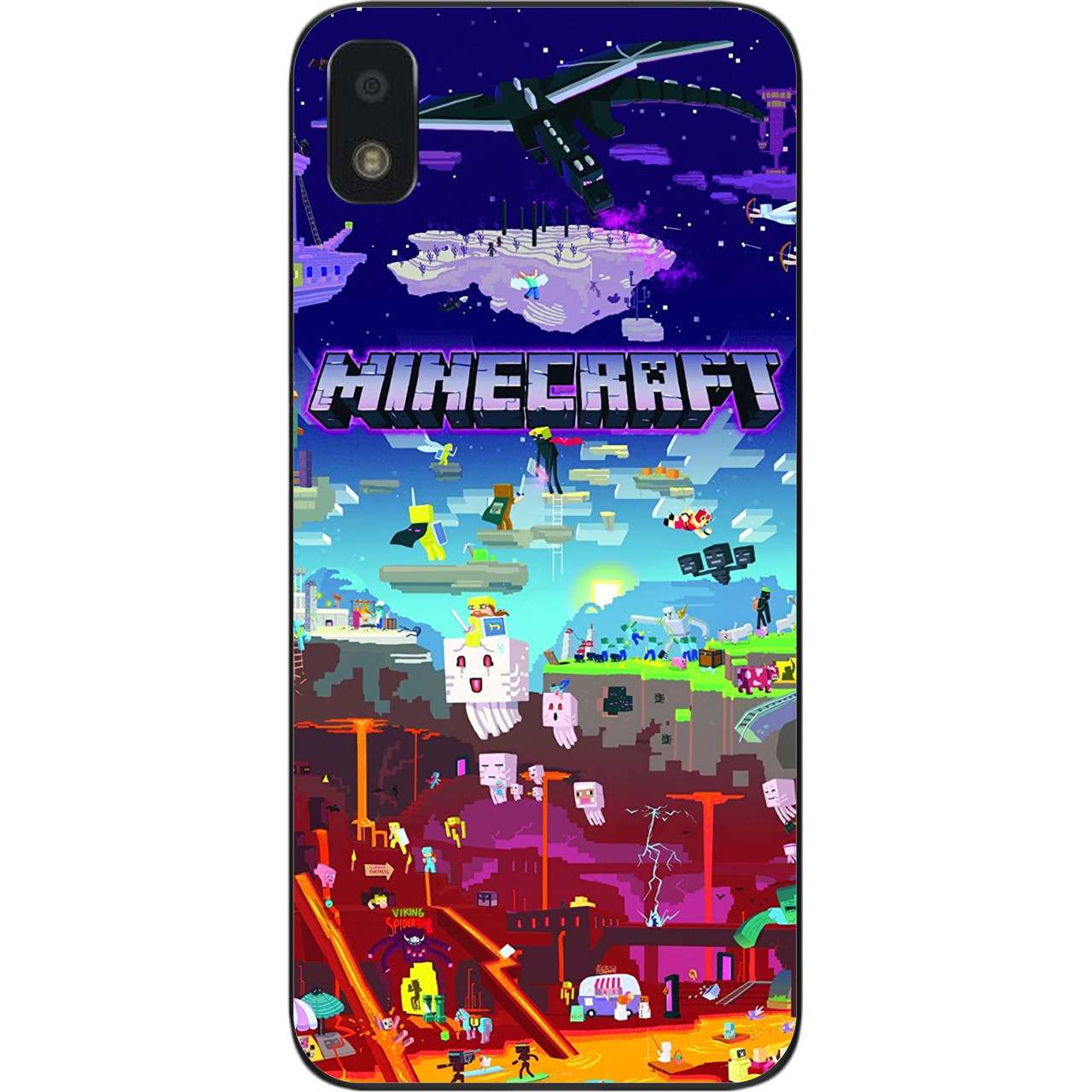Силіконовий чохол для ZTE Blade L210 з картинкою Minecraft