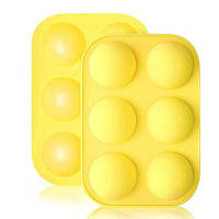 Силіконова форма Півсфера SNS глубина 2,5 см діаметр 5 см