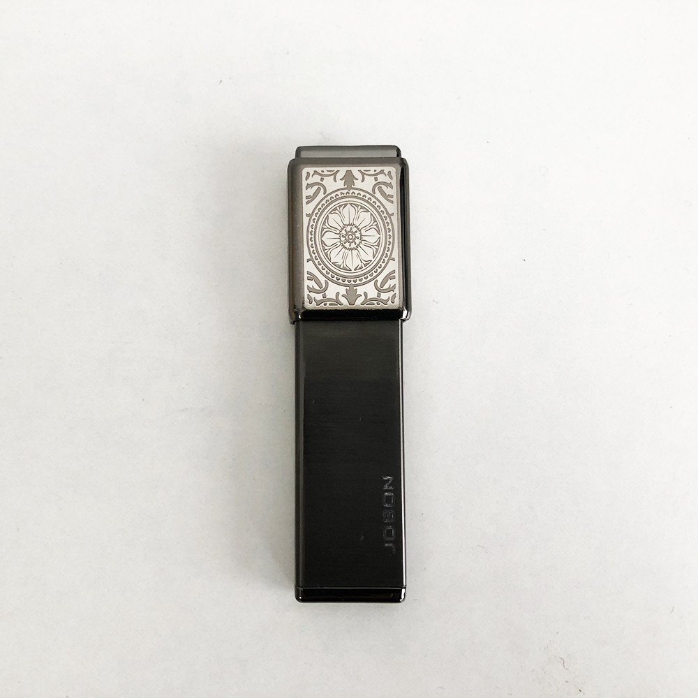 USB зажигалка в подарочной упаковке Jobon XT-4875 (Двухсторонняя спираль накаливания) WH-963 Цвет: платина - фото 4 - id-p1494150351