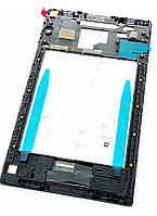 Дисплей (екран) для Lenovo Tab 4 8 TB-8504X LTE/4G / 8504N + тачскрин, чорний, із зеленим шлейфом, з передньою