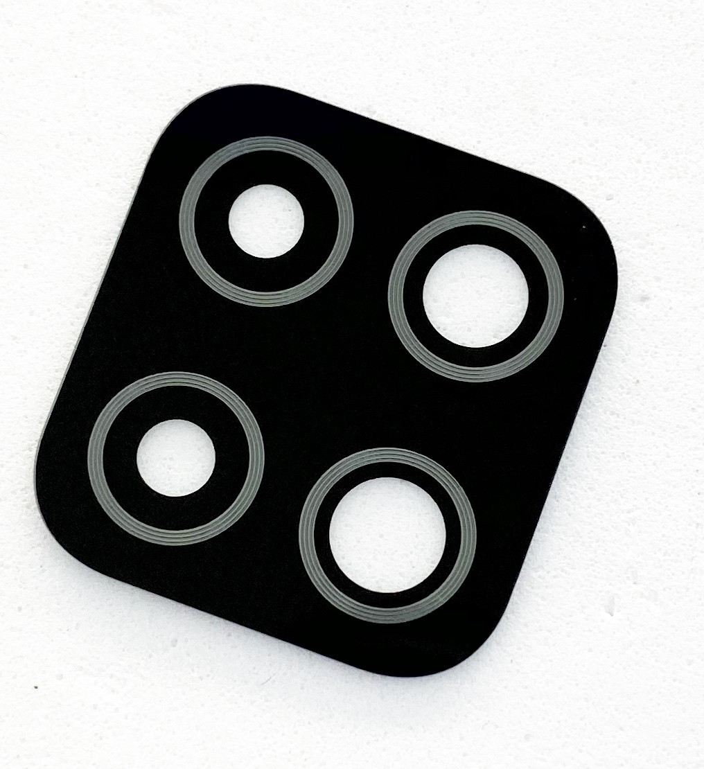 Скло камери для Samsung A125F Galaxy A12, чорне