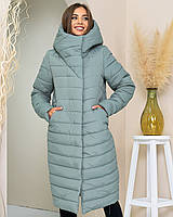 Пальто зимове жіноче арт. 180, шавлія