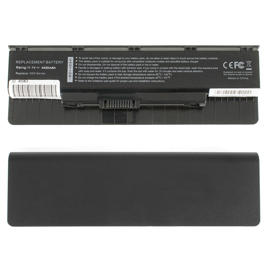 Аккумулятор ASUS A32-N56 (N46, N56, N76 series) 10.8V 4400mAh Black